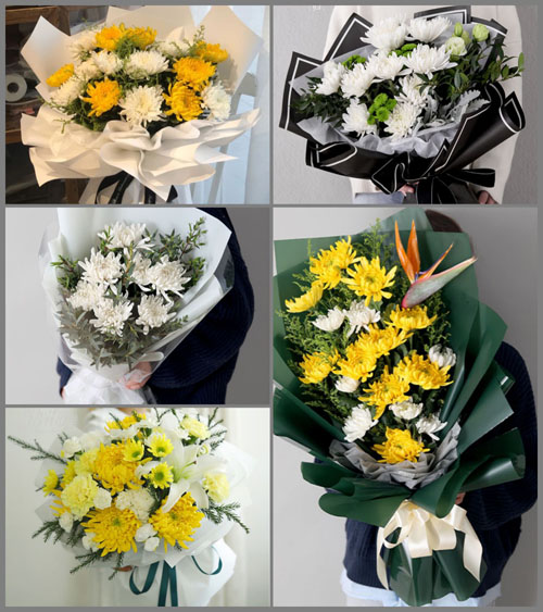 广东汕尾市陆河县南万镇梅角村白事花束代送